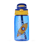 SIP Box Kids Water Bottle 400ml - Blue Rocket