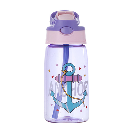 SIP Box Kids Water Bottle 400ml - Purple Anchor