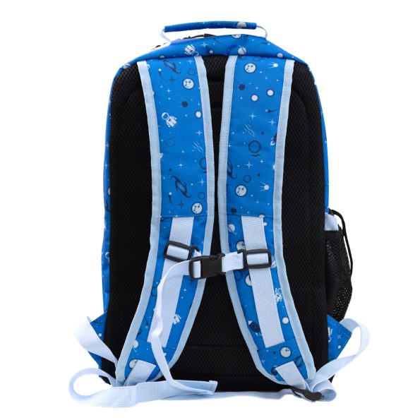 Back Pack Max Blue Spaceman - Backpack & Lunch Bag 2-in-1