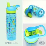 SIP Box Kids Max Tritan Water Bottle 750ml - Green Dino