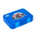 SNAX Box Dual Clip Bento Mini Lunch Box - Blue Monster Truck