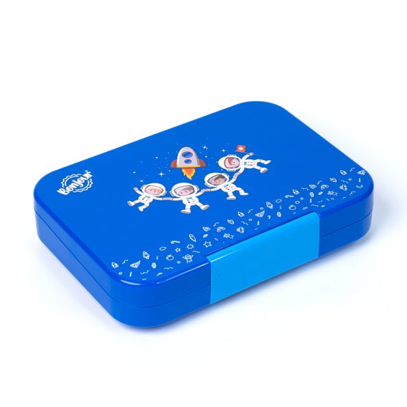 SNAX Box Uni Clip Bento Mini Lunch Box - Blue Spaceman