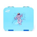 TIFF Box Dual Clip Bento Lunch Box - Blue Astronaut