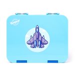 TIFF Box Dual Clip Bento Lunch Box - Blue Jet