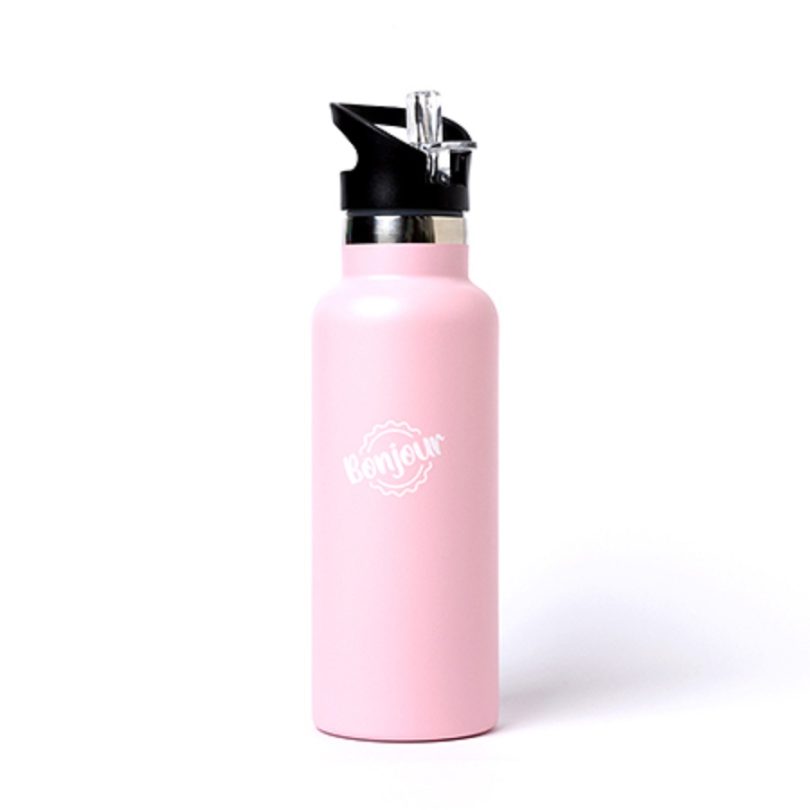 SIP Box Premium Water Bottle 500ml - Light Pink