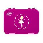 SNAX Box Dual Clip Bento Mini Lunch Box - Green Dino