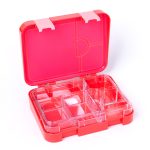 TIFF Box Dual Clip Bento Lunch Box - Pink Dino