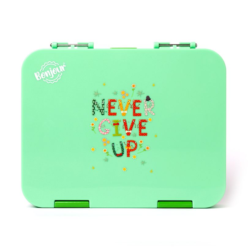 TIFF Box Dual Clip Bento Lunch Box - Green NGU