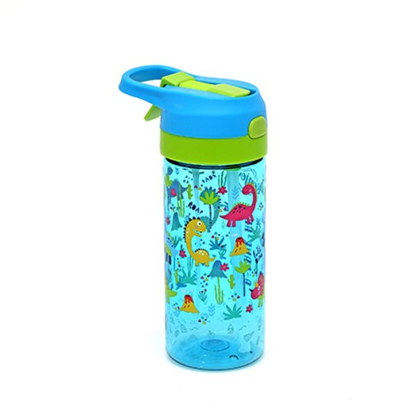 SIP Box Kids Mini Tritan Water Bottle 400ml - Green Dino