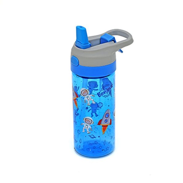 SIP Box Kids Mini Tritan Water Bottle 400ml - Blue Spaceman