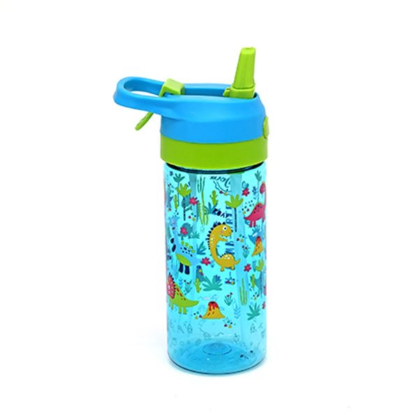 SIP Box Kids Mini Tritan Water Bottle 400ml - Green Dino