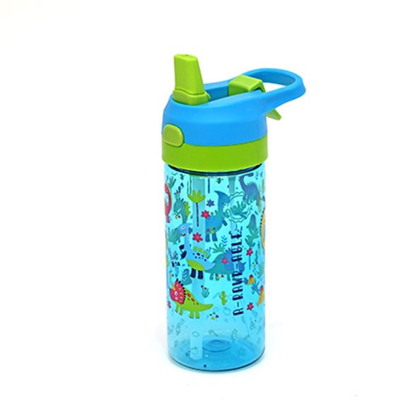 SIP Box Kids Mini Tritan Water Bottle 400ml - Green Dino