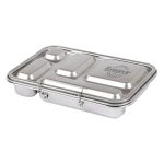 STEEL Box Light Blue - 5 Compartment Stainless Steel Bento Lunch Box