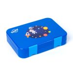 SNAX Box Dual Clip Bento Mini Lunch Box - Blue Spaceman