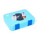 TIFF Box Dual Clip Bento Lunch Box - Blue Spaceman