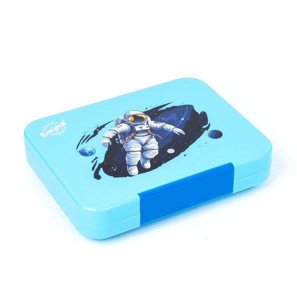 TIFF Box Uni Clip Bento Lunch Box - Blue Astronaut