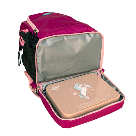 Back Pack Max Pink - Back Pack & Lunch Bag 2-in-1