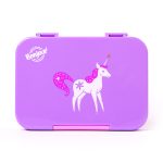 SNAX Box Uni Clip Bento Mini Lunch Box - Purple Unicorn