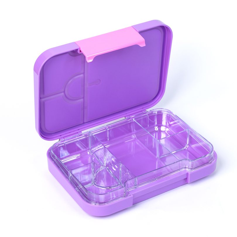 SNAX Box Uni Clip Bento Mini Lunch Box - Purple Unicorn