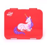 TIFF Box Dual Clip Bento Lunch Box - Pink Unicorn